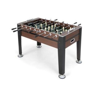 wooden foosball table