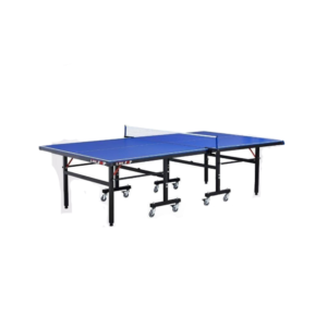 TT202B Outdoor Blue Ping Pong Table Tennis Table – Foldable Blue Weatherproof Ping Pong Table with Wheels | UAE Sports Equipment