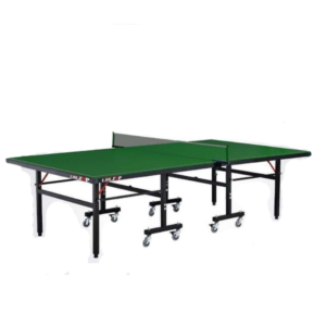 Table Tennis Ping Pong Table – Full-Size Indoor Ping Pong Table | Foldable Green Top with Wheels | UAE