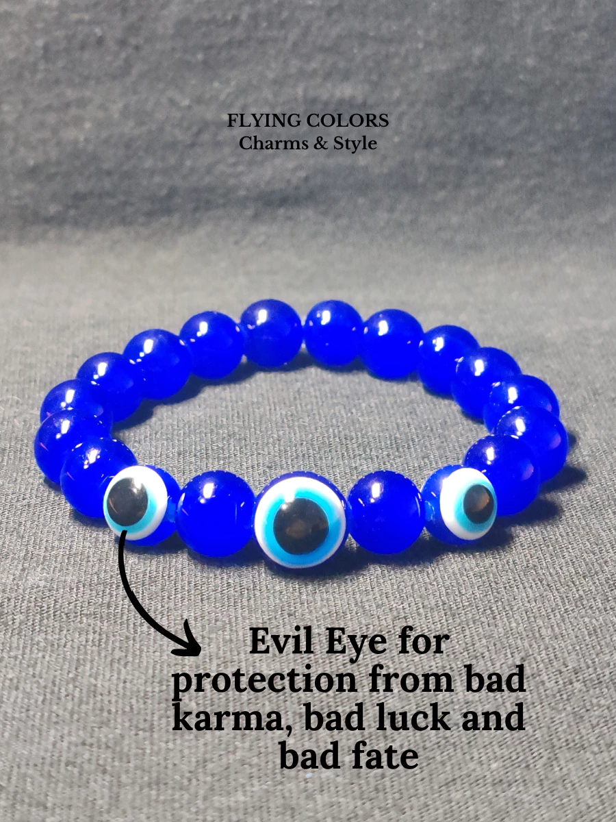 Evil Eye Turkey Lucky Charm and Protection Elastic Bracelet Unisex