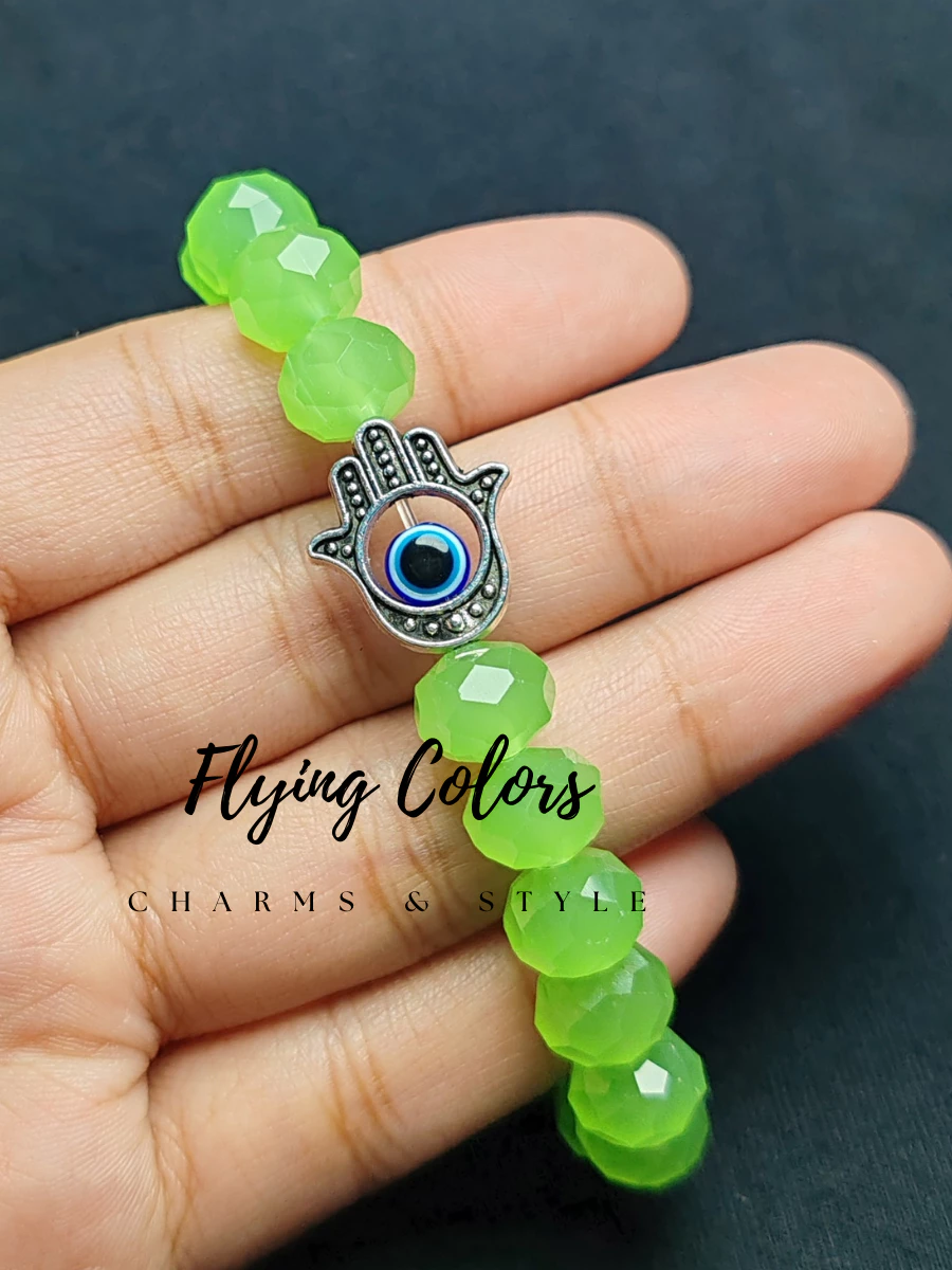 Blessed & Cleansed Transformative Tearl Lucky Color Of The Year 2026 Evil Eye Hamsa